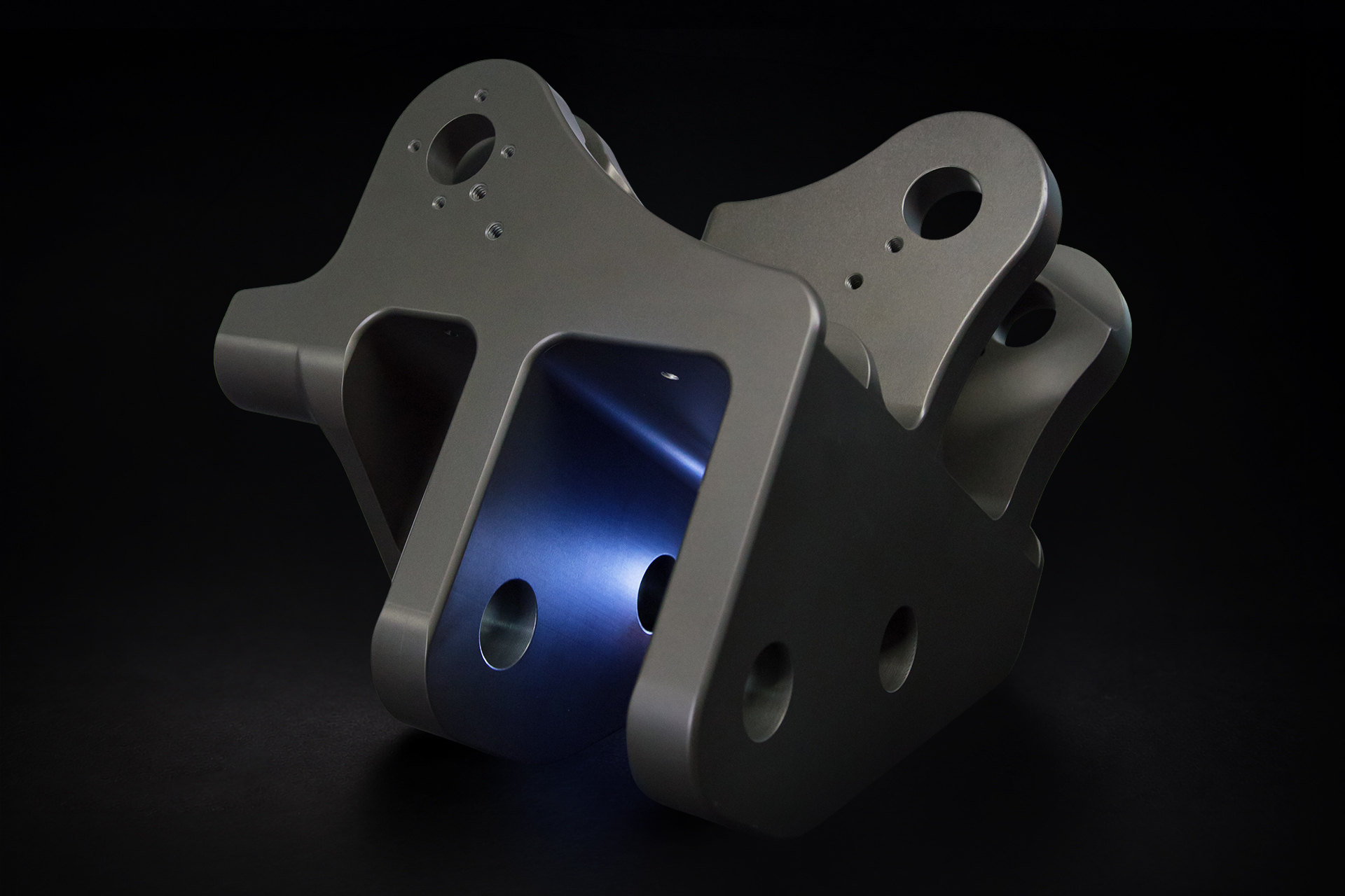 Industrial product photograph of a machined metal component