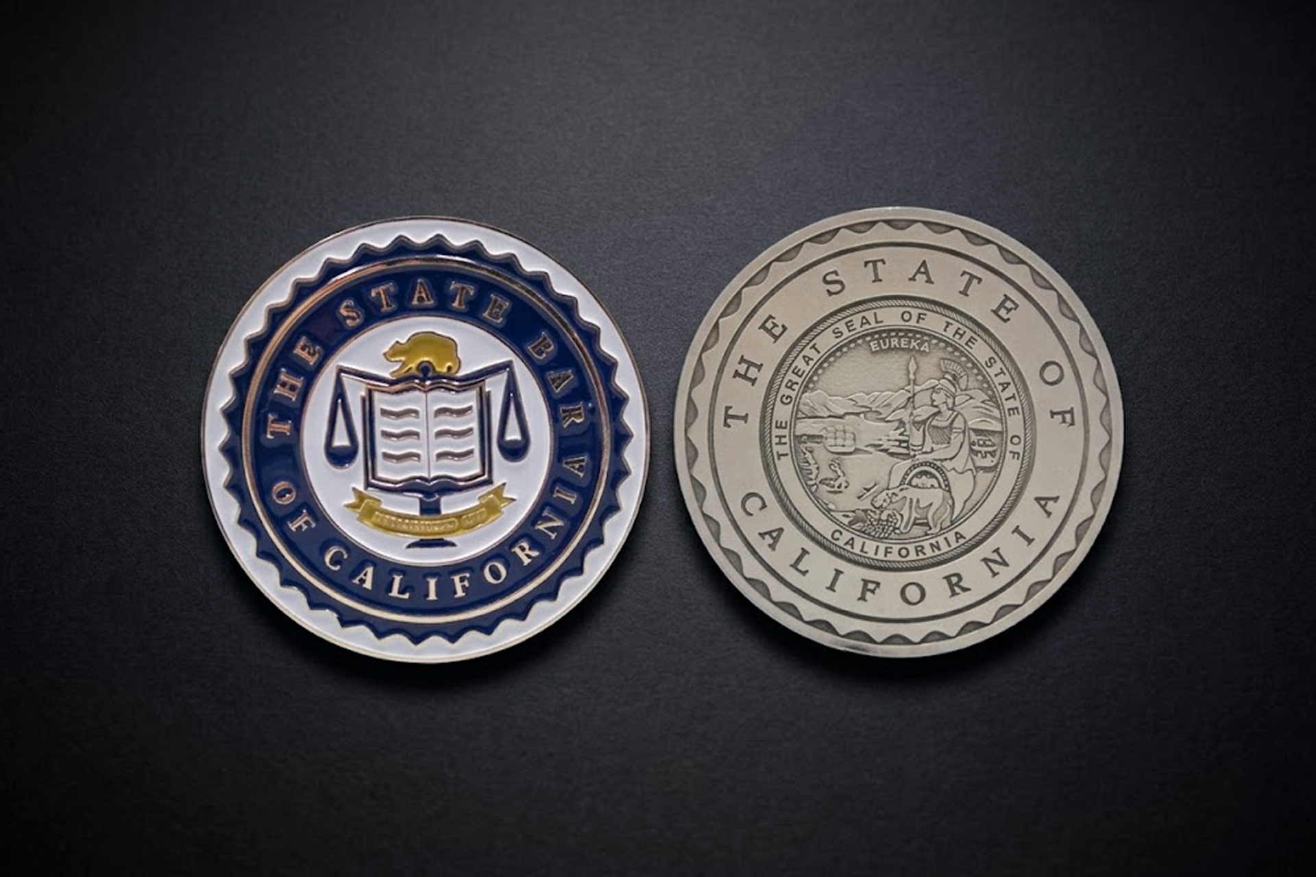 State Bar of California commemorative medallion design
