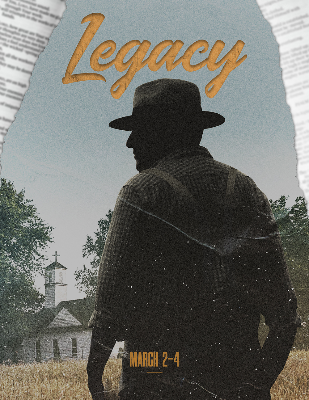 Legacy event poster